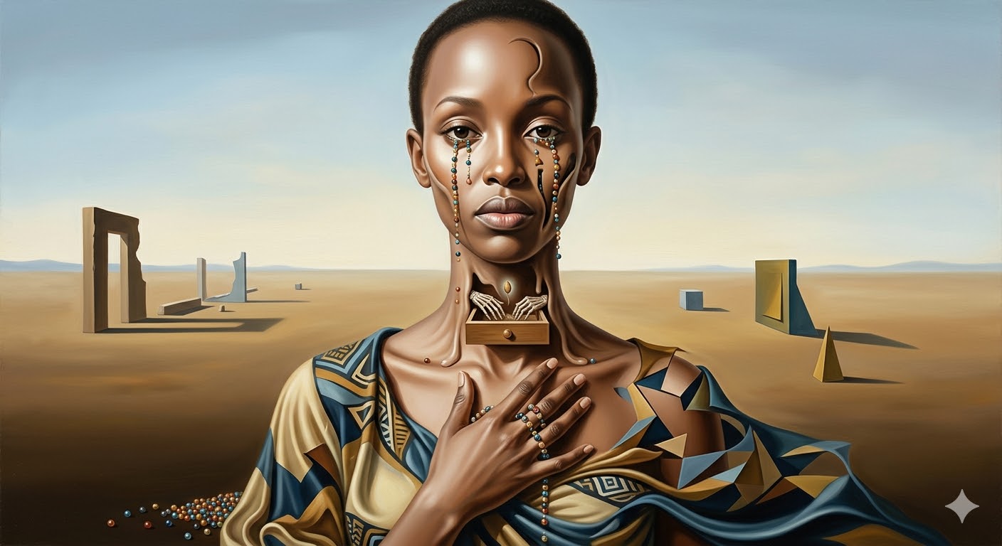 The Girl Who Smiled Beads rendered by AI